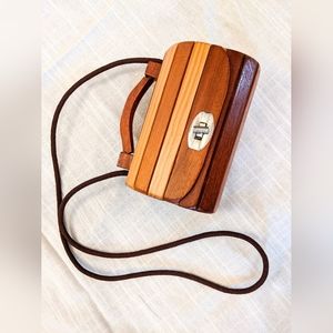 Mini Wooden Purse